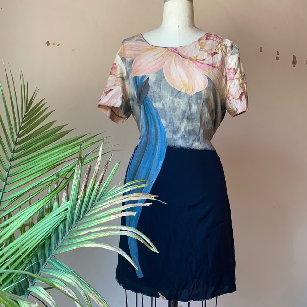 VINTAGE I Impressionist Dress - Picture 3 of 7